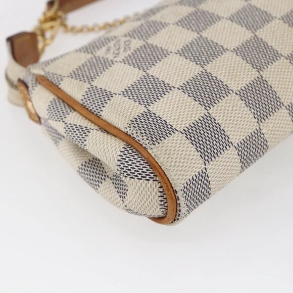 LOUIS VUITTON Damier Azur Eva Shoulder Bag 2way N55214 LV Auth 146116 - Picture 4 of 16